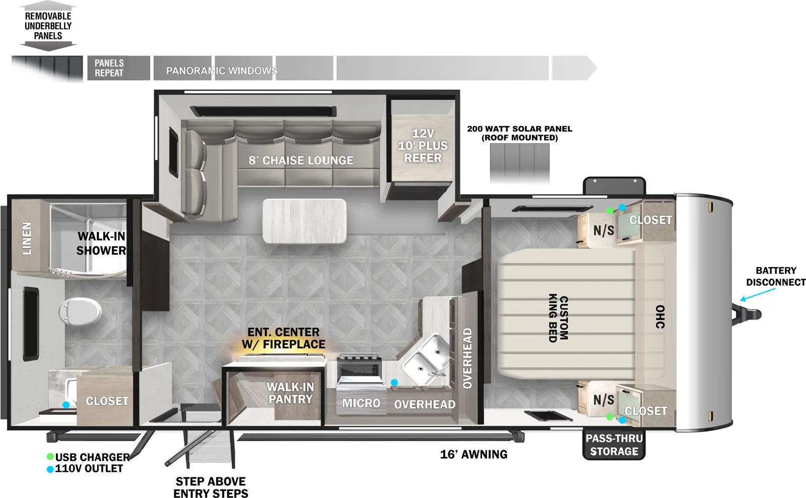 Evo Northwest 2230RB Floorplan